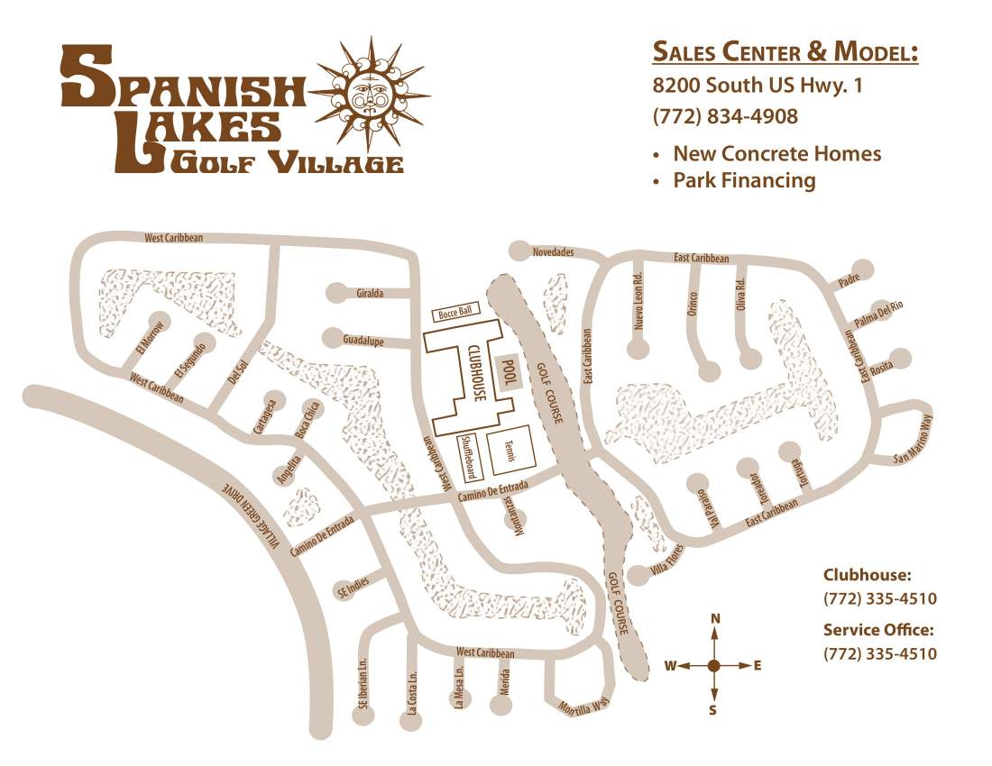 Spanish Lakes Golf Village Map-1