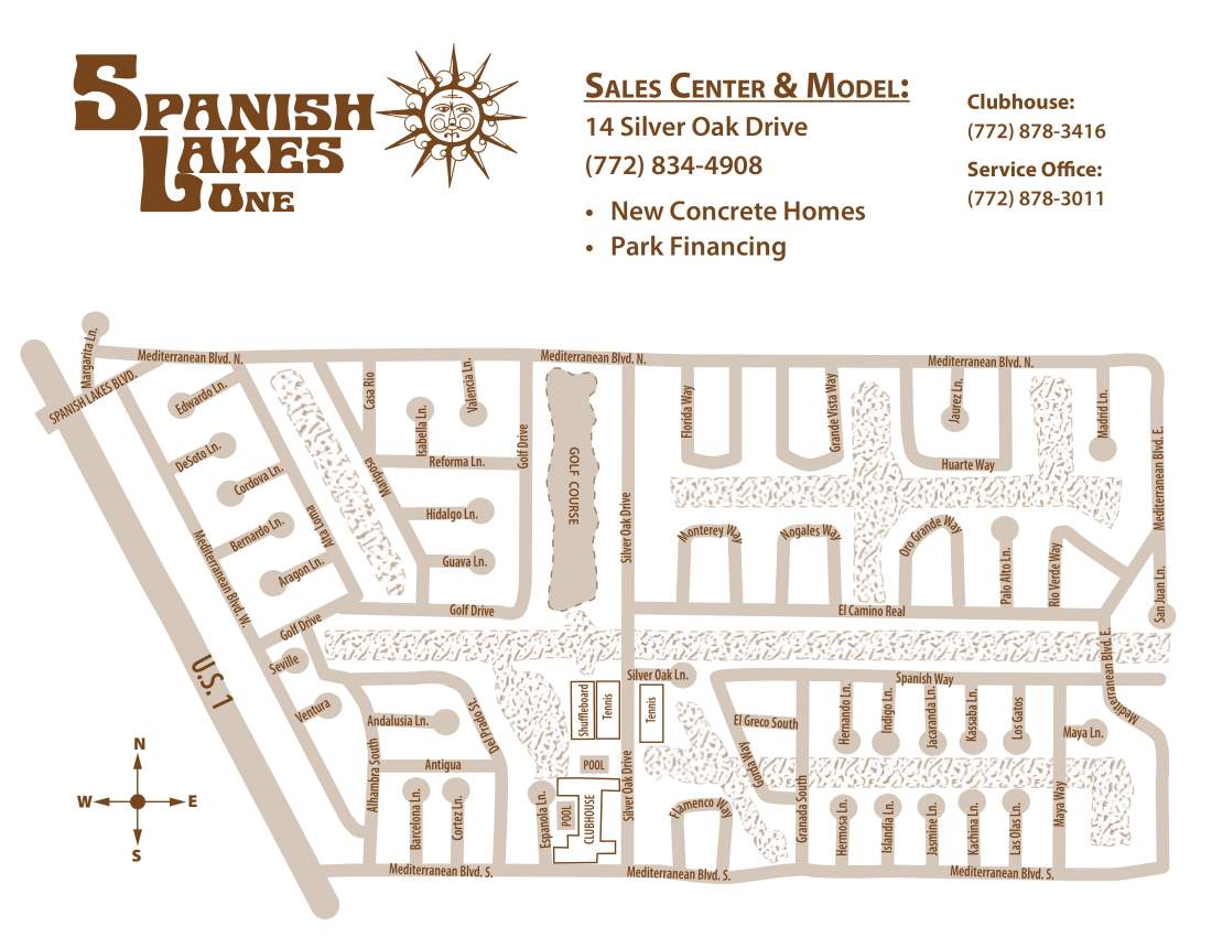 Spanish Lakes One Map-1