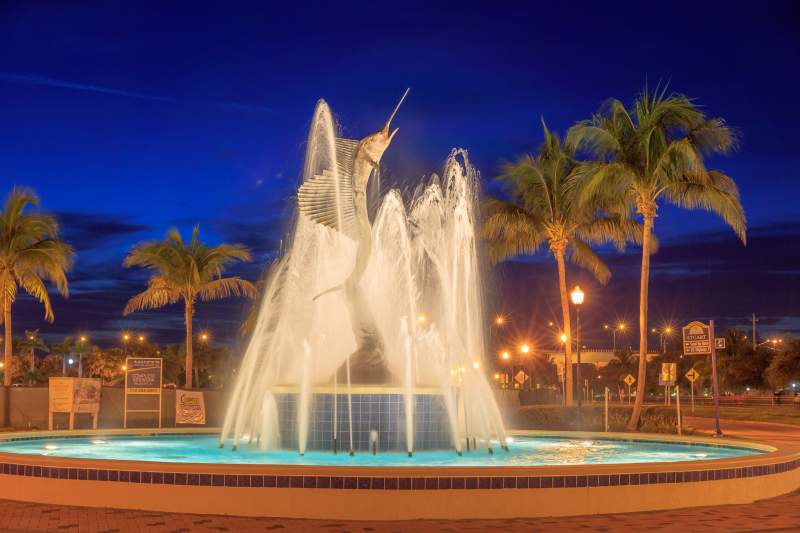 Sailfish Water Fountain, Stuart, Florida
